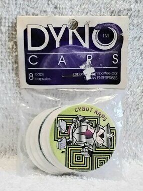 2/$20 Sealed Vintage Early 1990's Dyno Caps Pack of 8 New Pogs!!